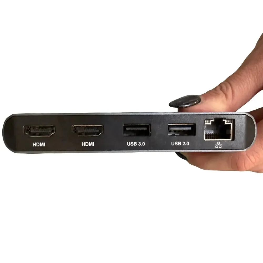 CalDigit Thunderbolt USB-C 3 Mini Dock Dual 4K Display Adapter Aluminum Mac PC